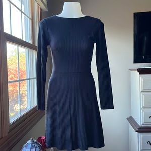 Lace-Up Back Knit Dress